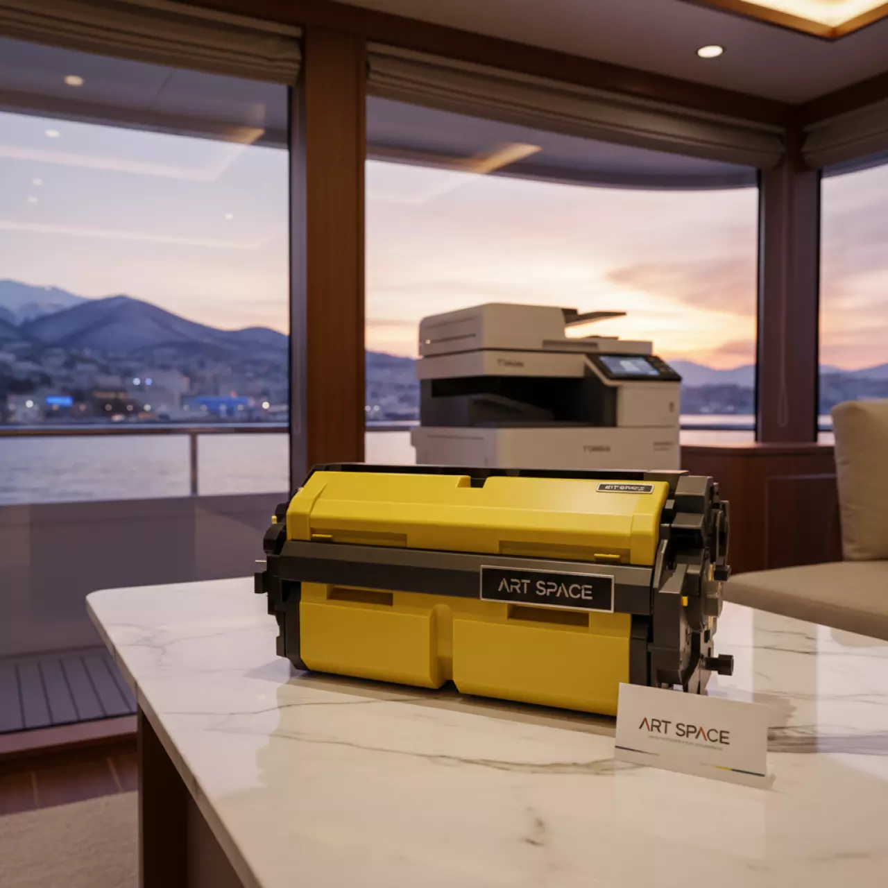 Аренда Тонер картридж Kyocera TK 8725Y для TASKalfa 7052ci и 8052ci на VIP теплоходе (Морпорт Сочи) — ART SPACE