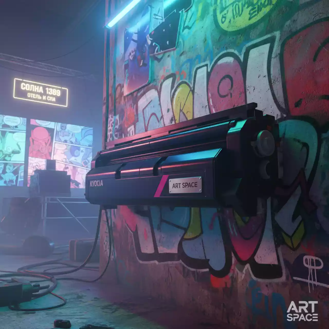 Аренда Тонер картридж Kyocera TK 880M в Поляна 1389 Отель и Спа — ART SPACE