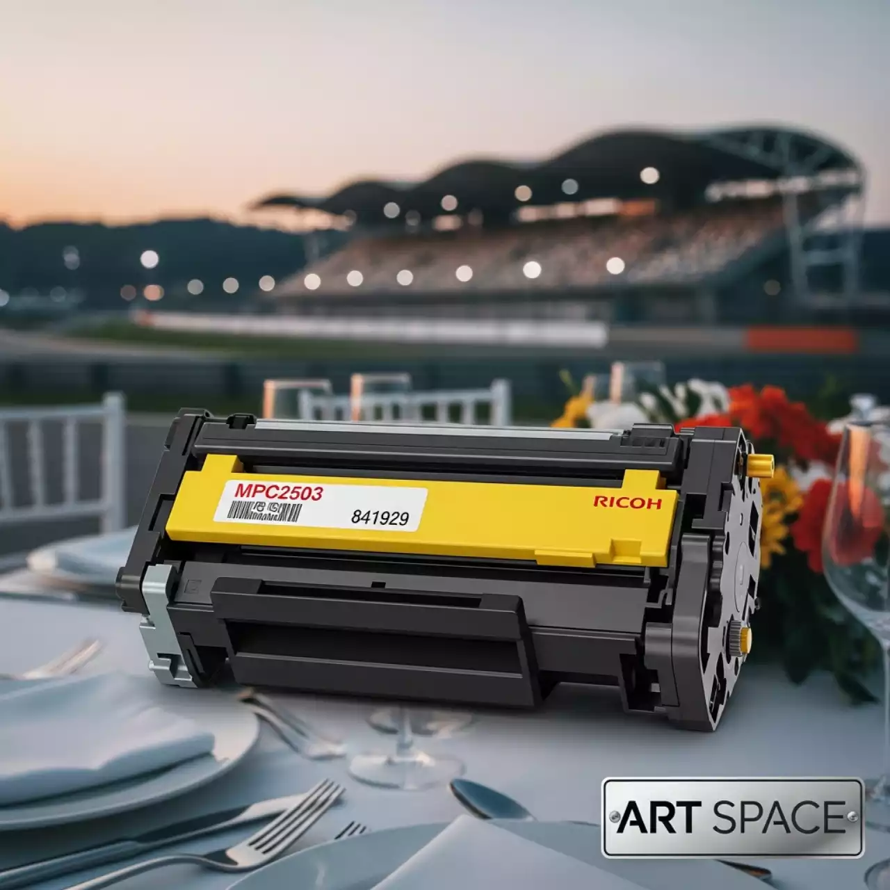 Аренда Тонер картридж Ricoh MPC2503 желтый 841929 на Сочи Автодроме — ART SPACE