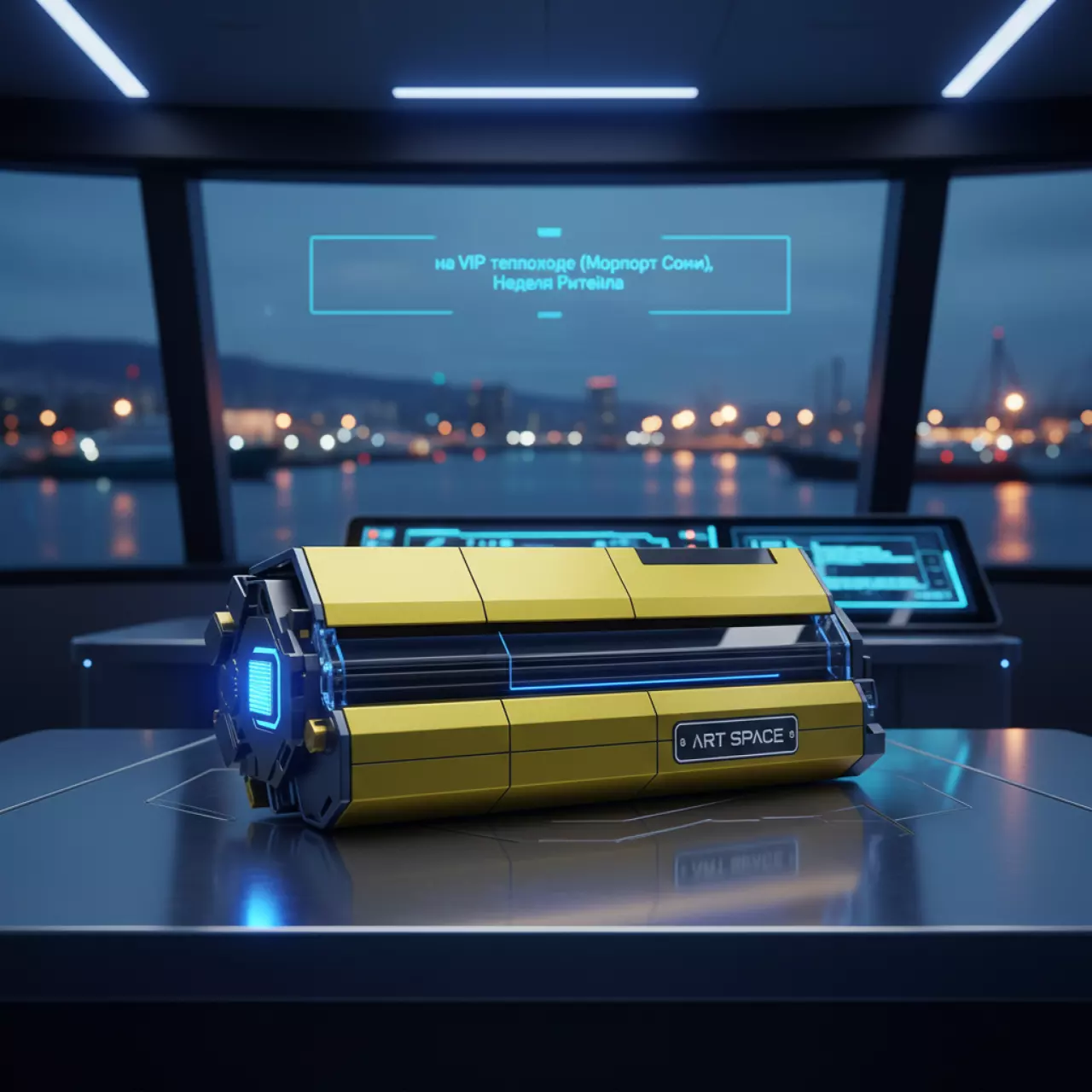 Аренда Тонер картридж с чипом Integral TK 5270Y для Kyocera на VIP теплоходе (Морпорт Сочи) — ART SPACE