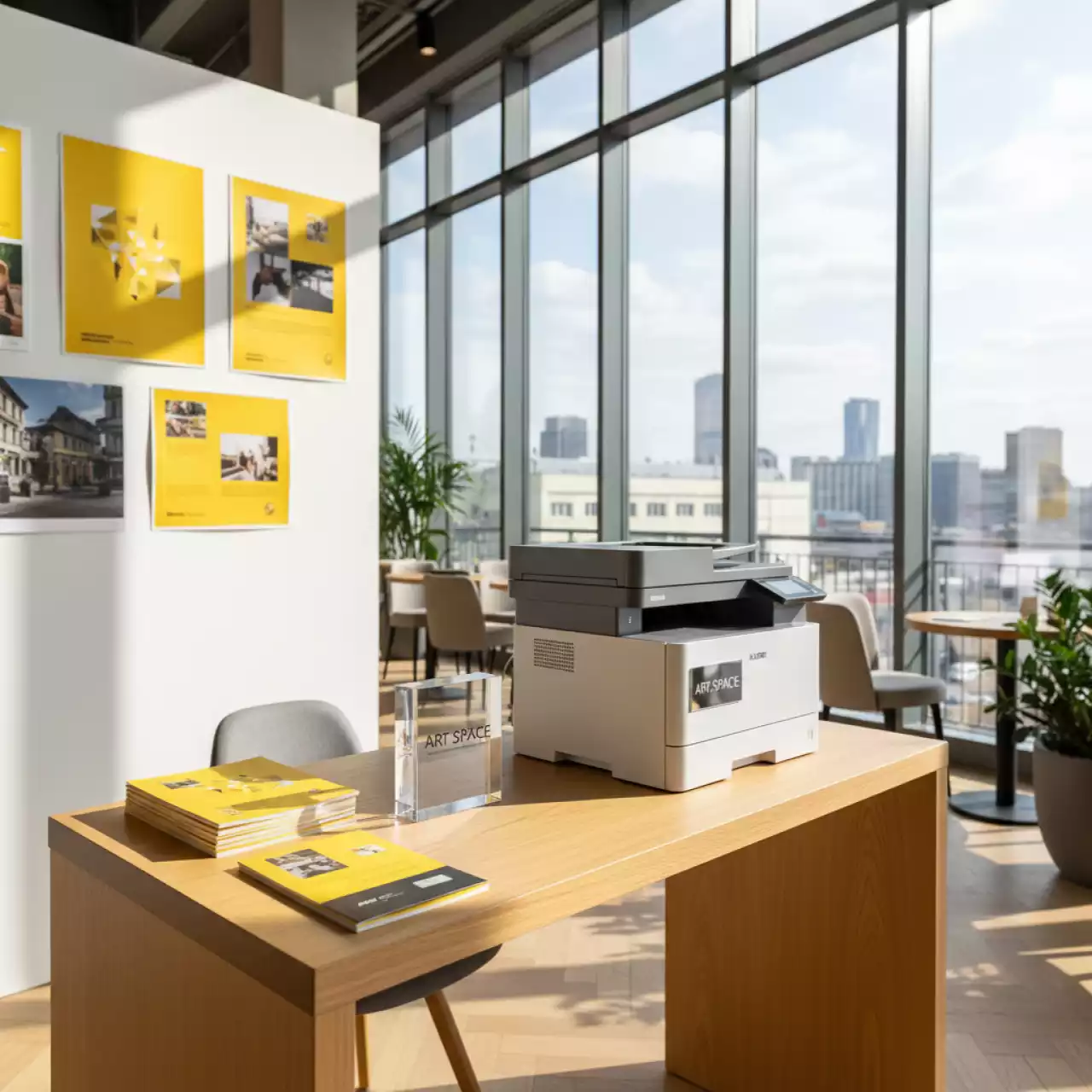 Аренда Тонер желтый OKI C824 834 844 в ресторане «Магадан» — ART SPACE