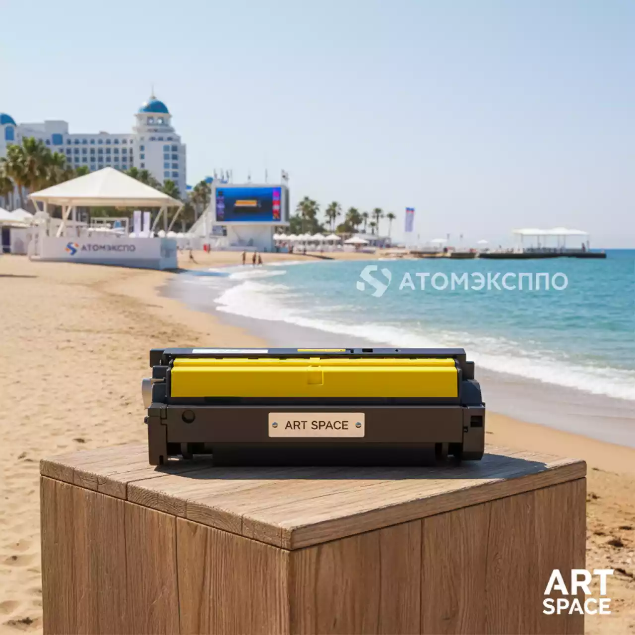 Аренда Тонер желтый TN 213Y Konica Minolta на пляже «Ривьера» — ART SPACE