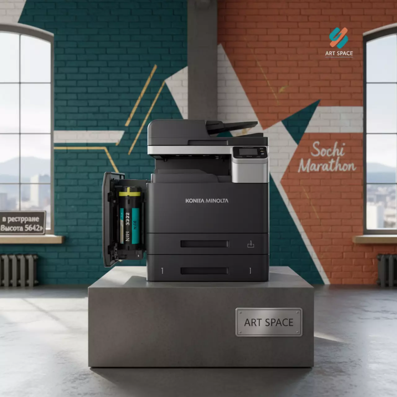 Аренда Тонера Konica Minolta TN 323 в ресторане «Высота 5642» — ART SPACE
