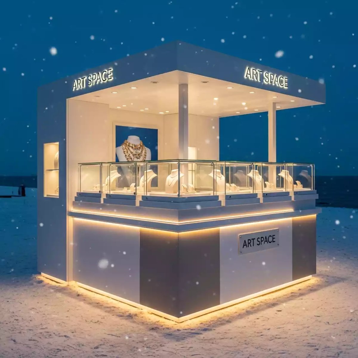 Аренда Торгового Островка для Ювелирных Изделий на Пляжных Клубах Хосты — ART SPACE