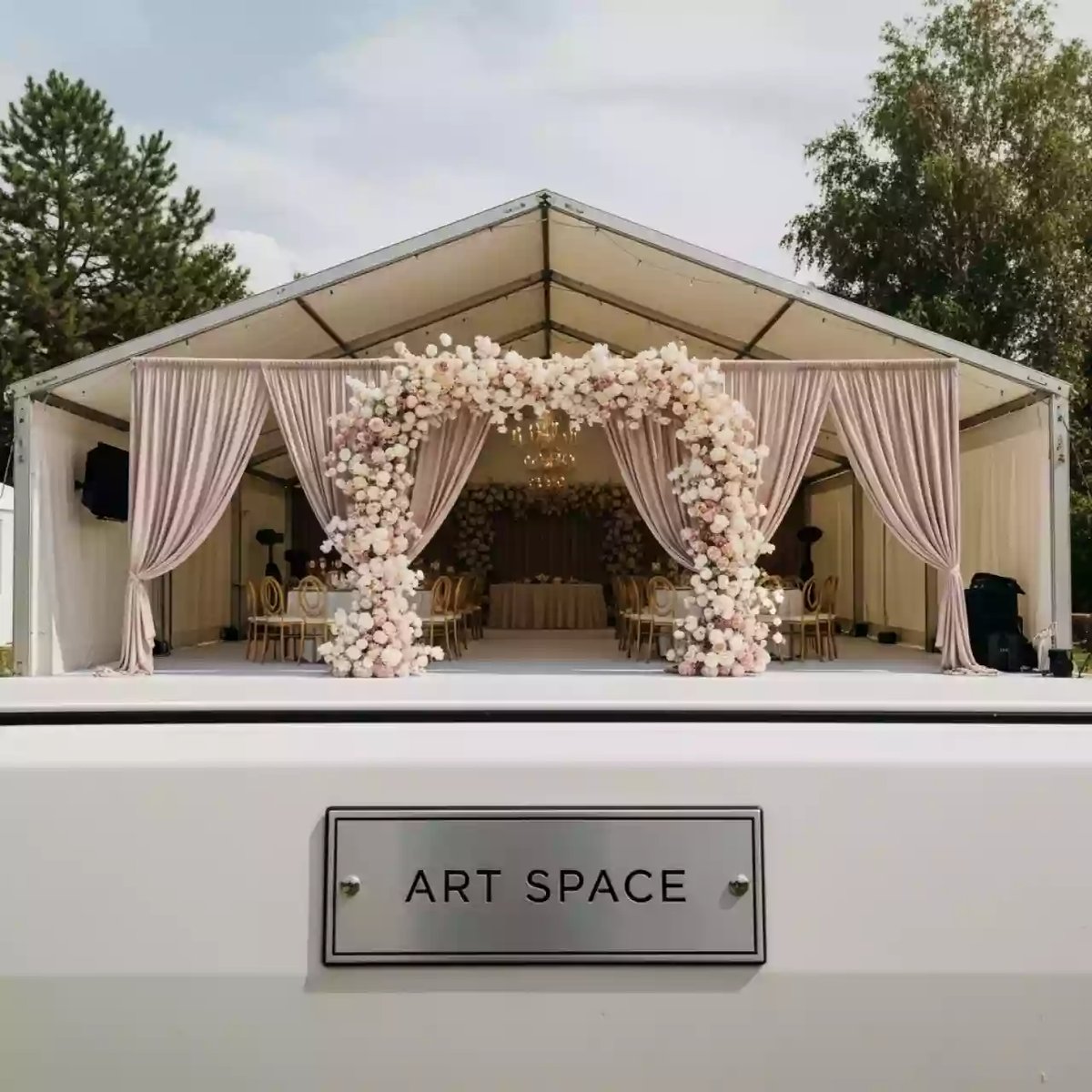 Аренда Торгового шатра премиум Бизон 3х4,5 м в Swissôtel Resort Sochi Kamelia — ART SPACE