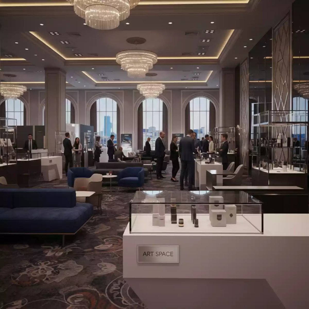 Аренда Торговой Мебели Модерн для Бизнес-Интенсива в Казино «Сочи» — ART SPACE