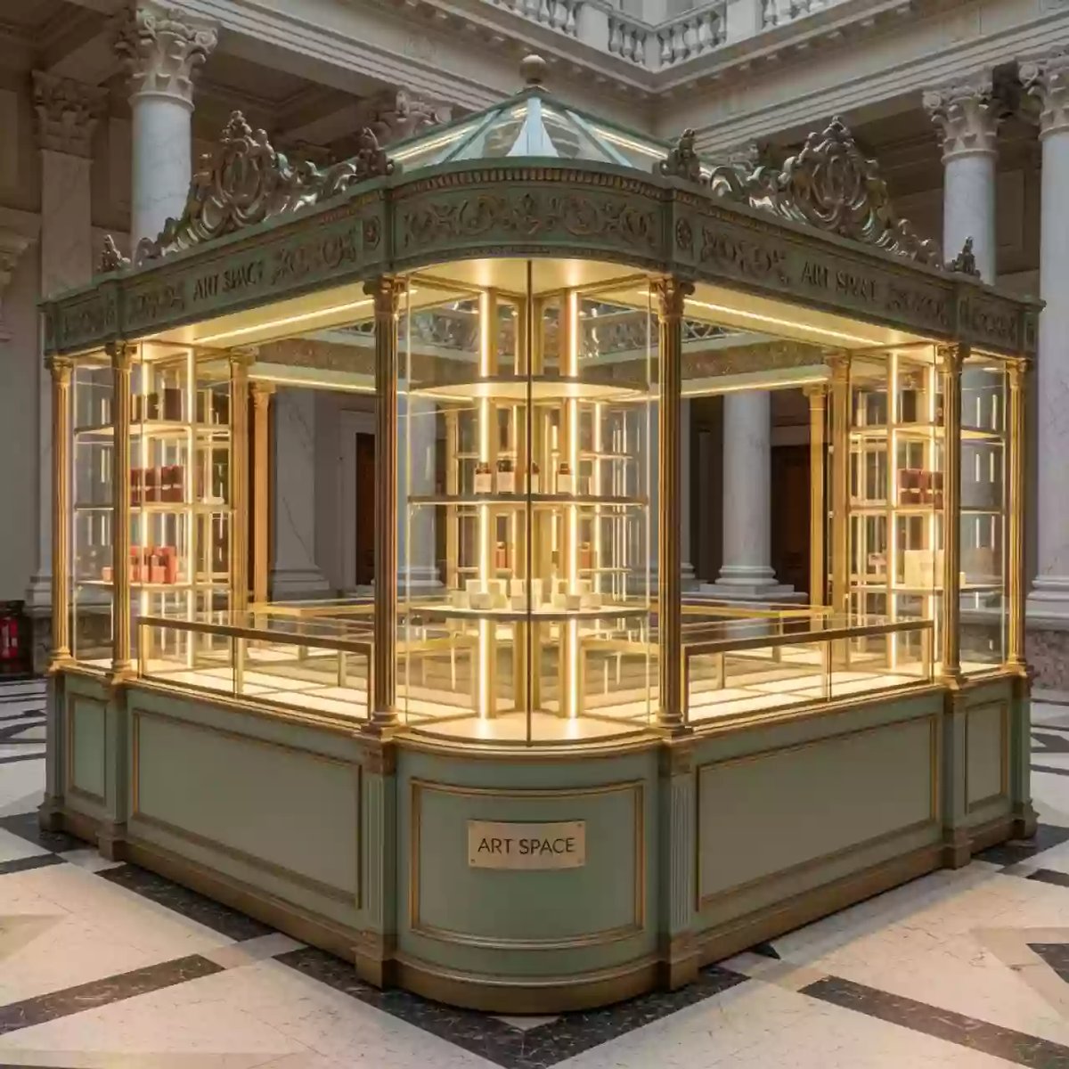 Аренда Торговый островок Michal Negrin в Зимнем театре — ART SPACE