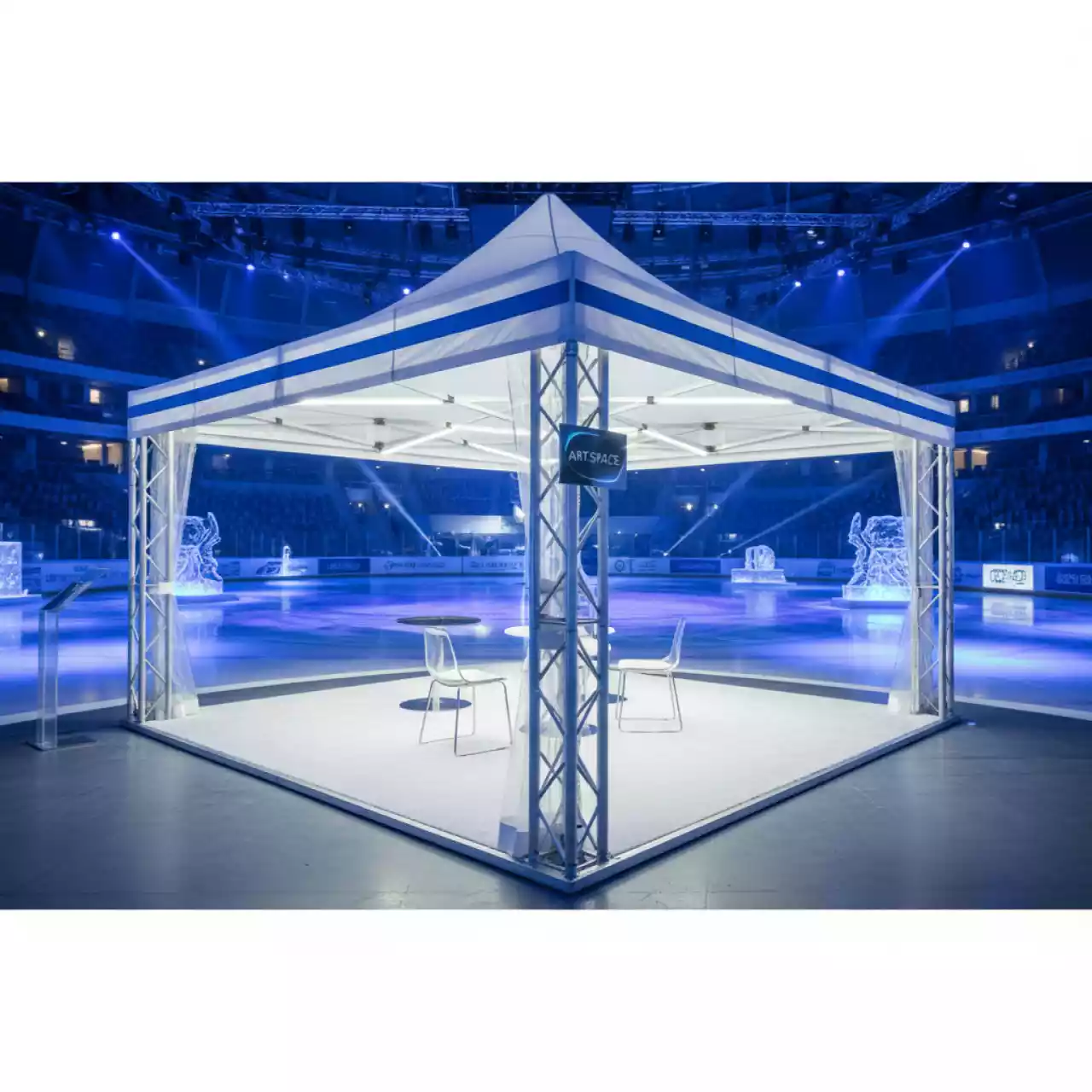 Аренда Торговый шатер усиленный 3х6 м в ледовом дворце «Большой» — ART SPACE