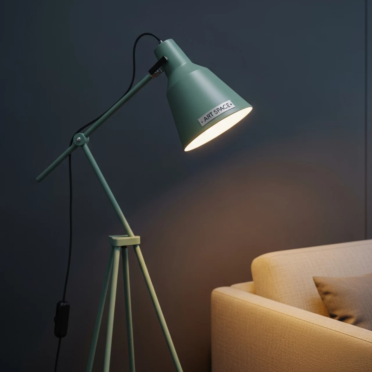 Аренда Торшер Dundee Mint мятного цвета в Panorama by Mercure — ART SPACE