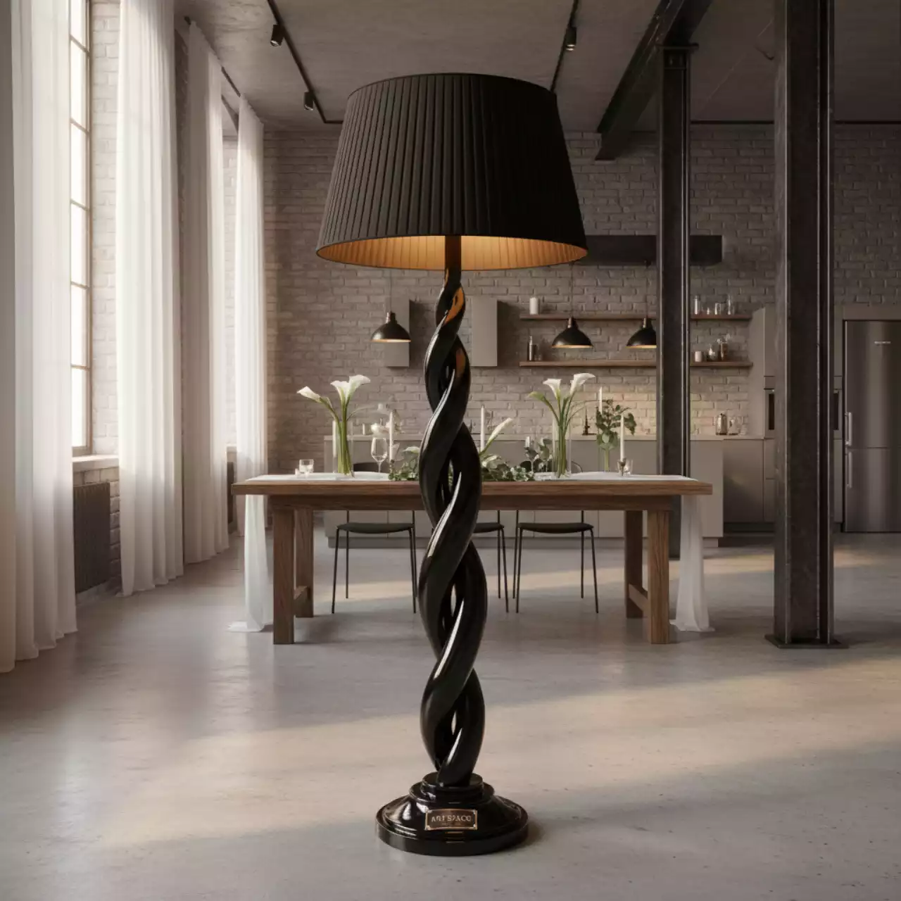 Аренда Торшер Josephine Black 4170BK в отеле «Звездный» — ART SPACE