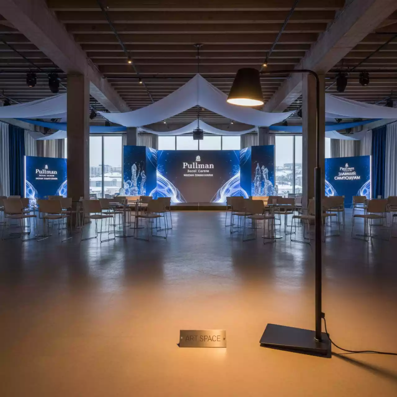 Аренда Торшер NUT черный в Pullman Sochi Centre — ART SPACE