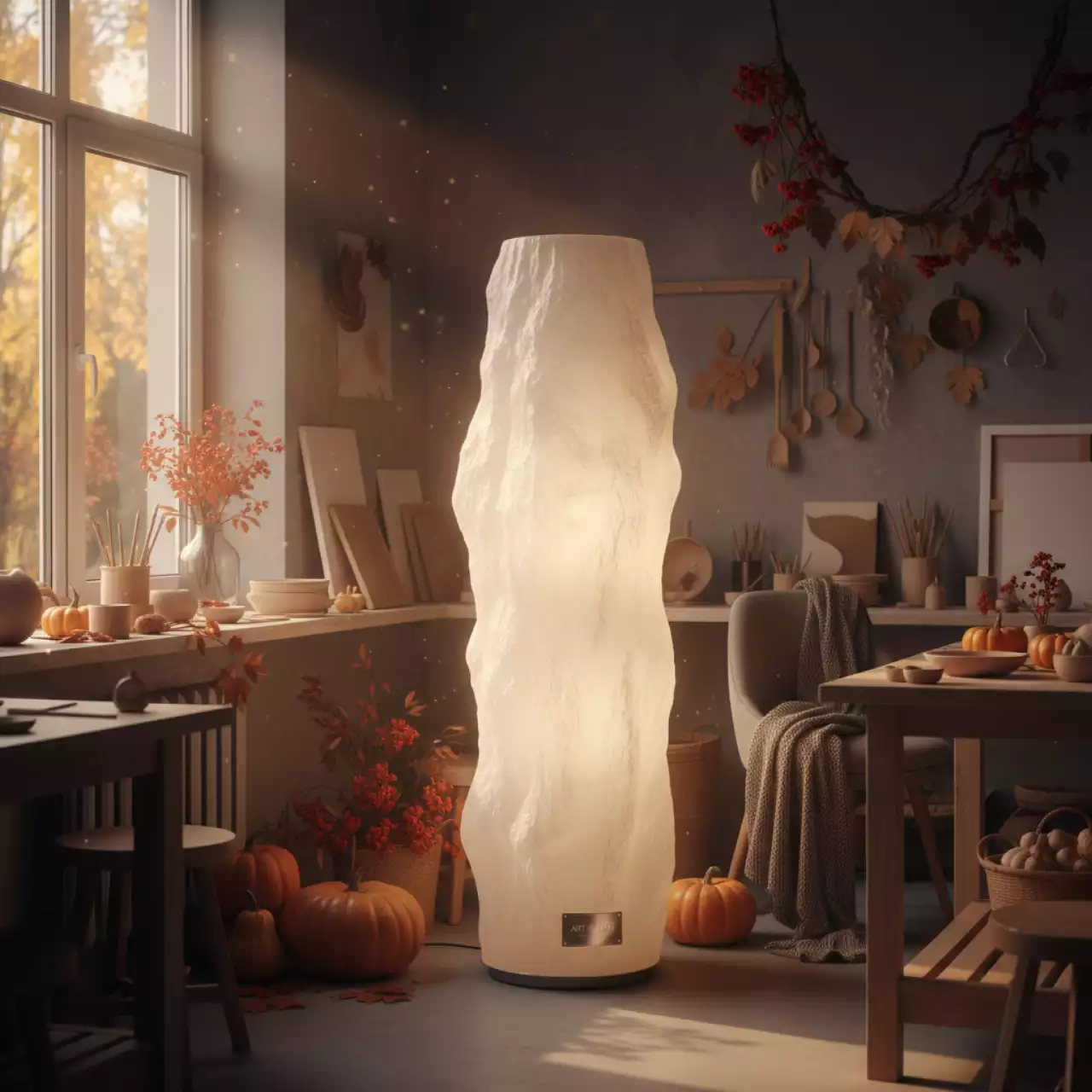 Аренда Торшер пластиковый Mineral Stand Lighting в санатории «Октябрьский» — ART SPACE