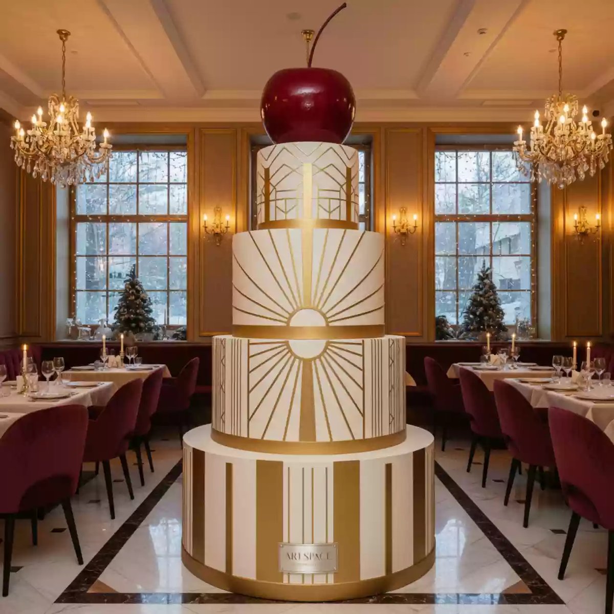Аренда Торт с вишенкой в ресторане «Sanremo» — ART SPACE