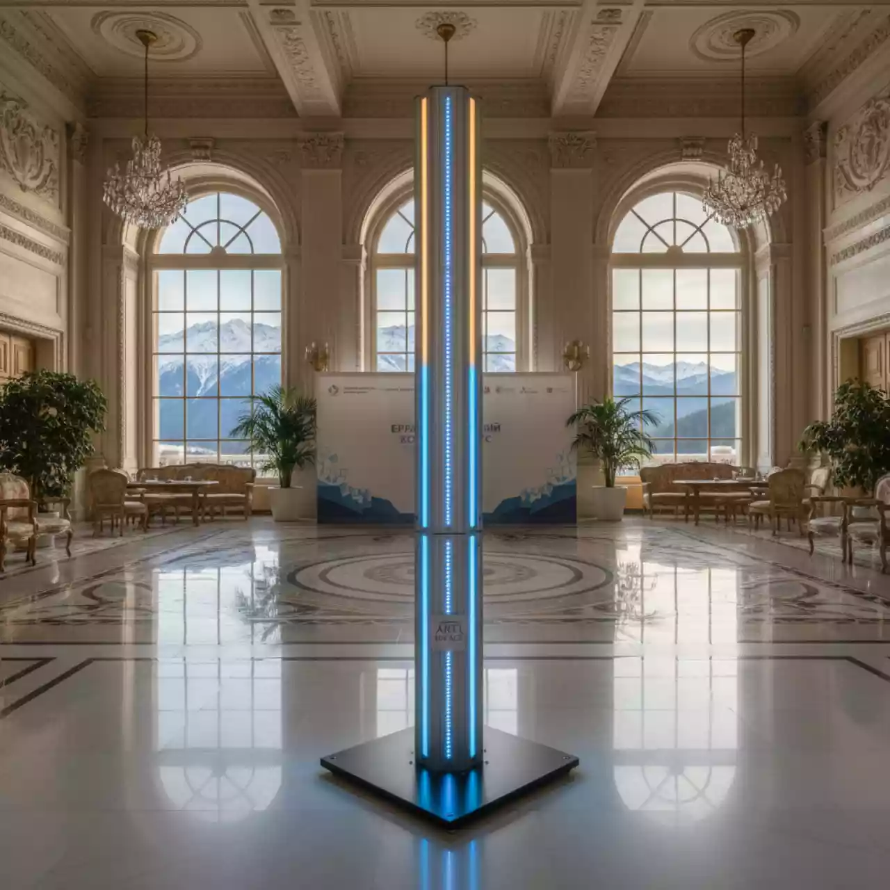 Аренда Тотем моно 1,5 3 м на курорте «Газпром» (Альпика) — ART SPACE