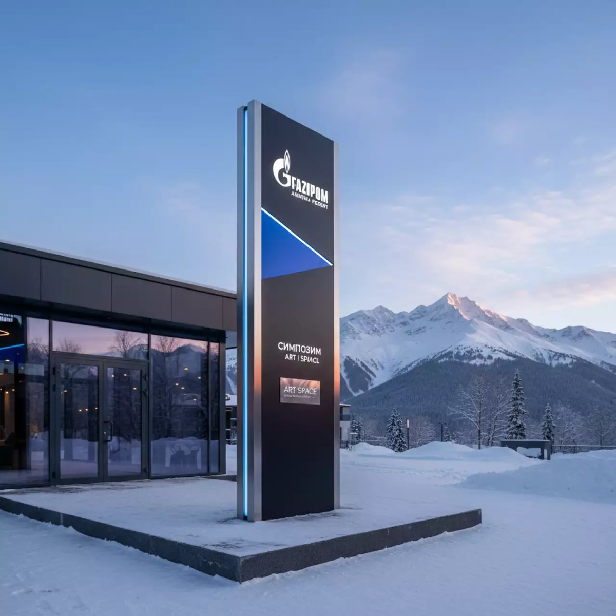 Аренда Тотемы моно компактные 2 3,5 и 5 метров на курорте «Газпром» (Альпика) — ART SPACE