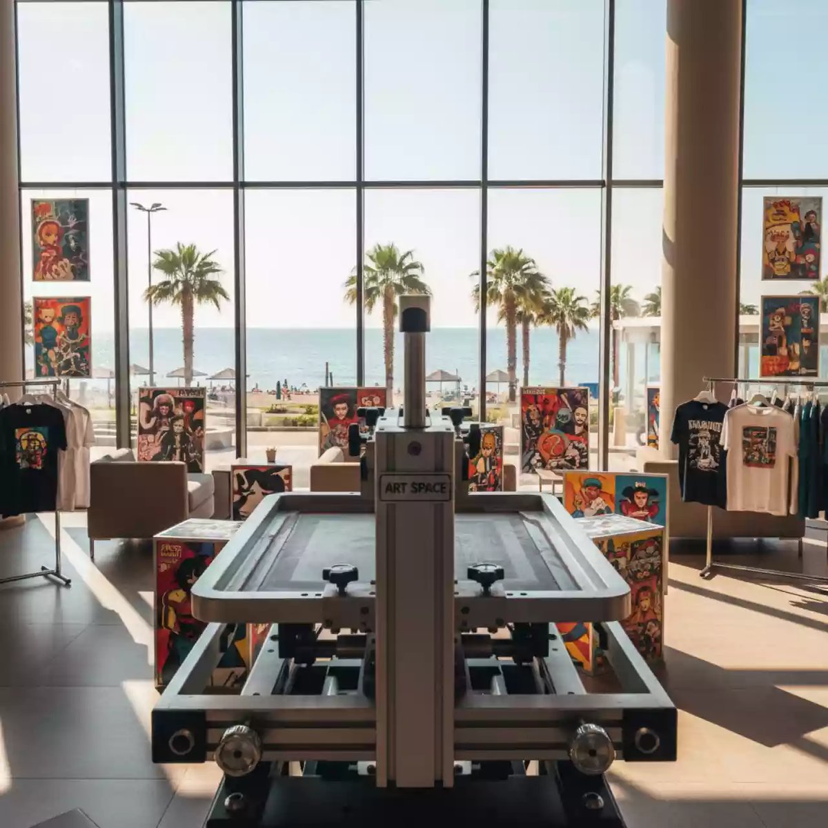 Аренда Трафаретный станок ручной узел TIC SF 500H в Courtyard by Marriott Sochi — ART SPACE