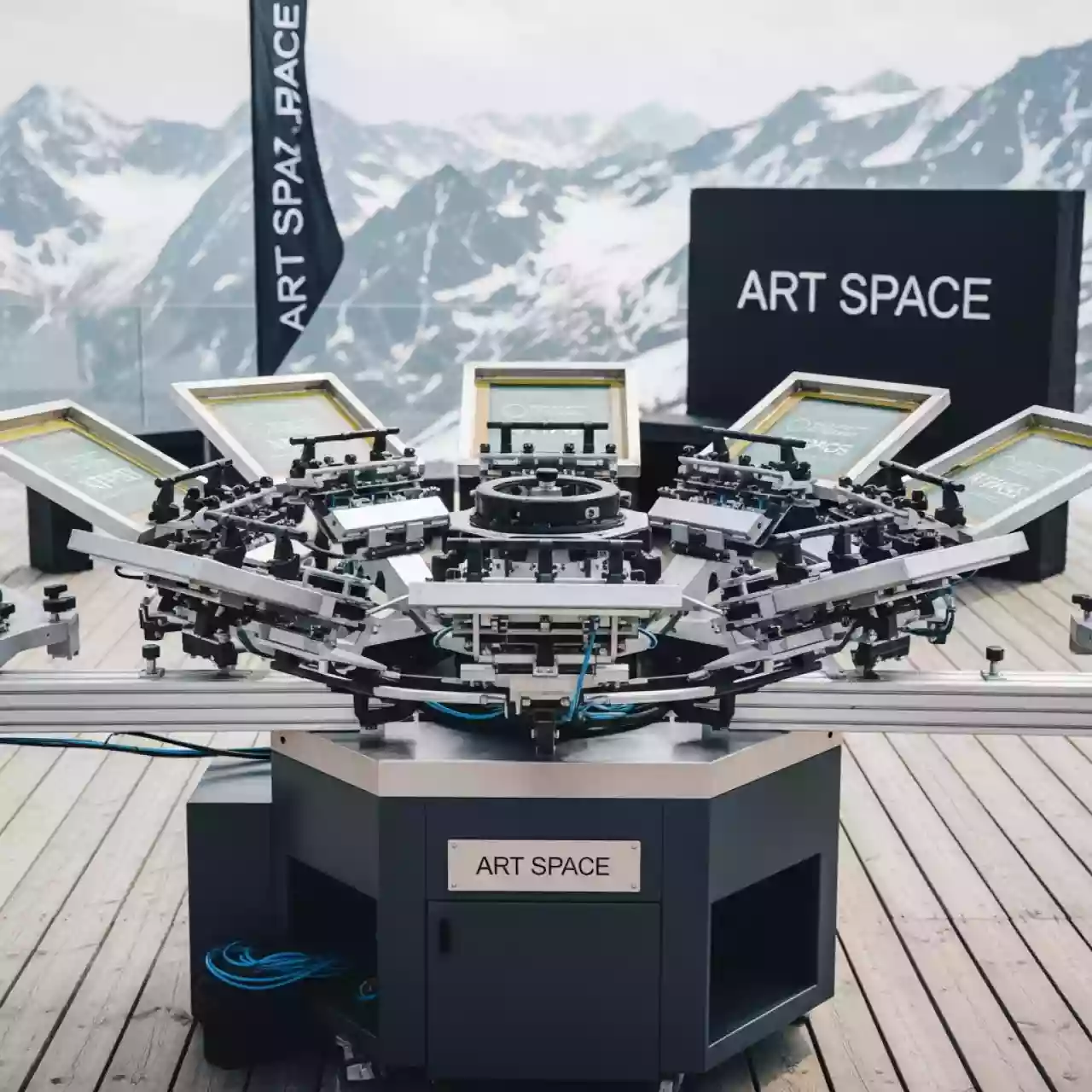 Аренда Трафаретный станок Sroque Roqprint You P08C06 на площадке Rosa Peak (2320м) — ART SPACE