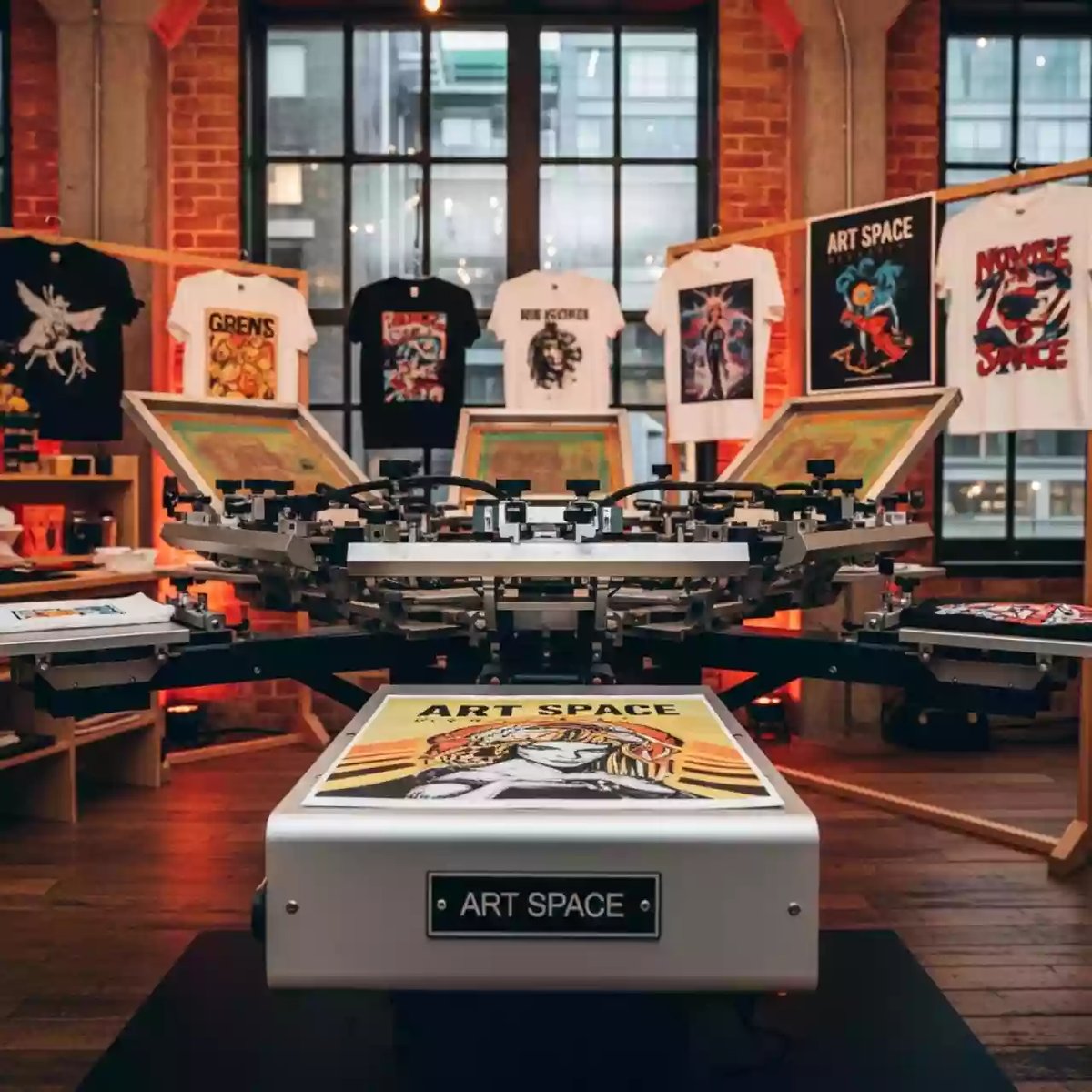 Аренда Трафаретный станок TIC SCF550 в Green Flow Hotel — ART SPACE