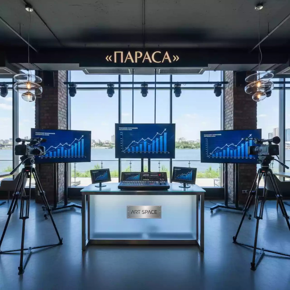 Аренда Трансляция видеоизображения в ресторане «Паруса» — ART SPACE