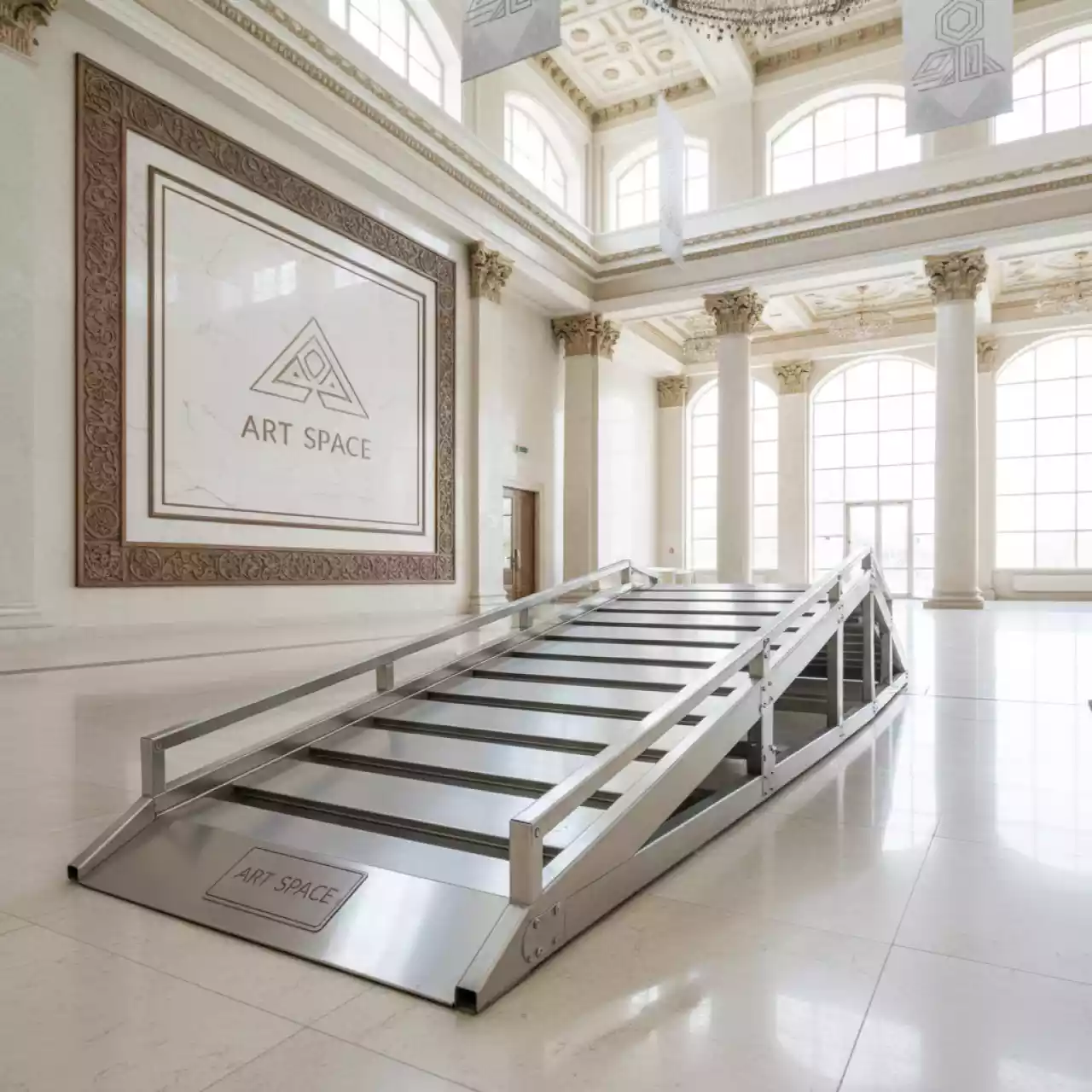 Аренда Трап раскладной алюминиевый RS Trap Fold 420100 в Керлинговом центре «Ледяной куб» — ART SPACE