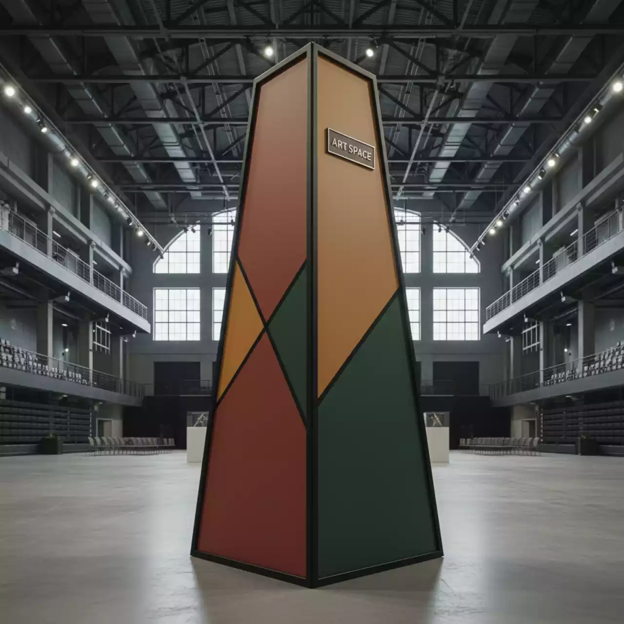 Аренда Треугольная стойка 1,8х0,9 м в Сириус Арене — ART SPACE