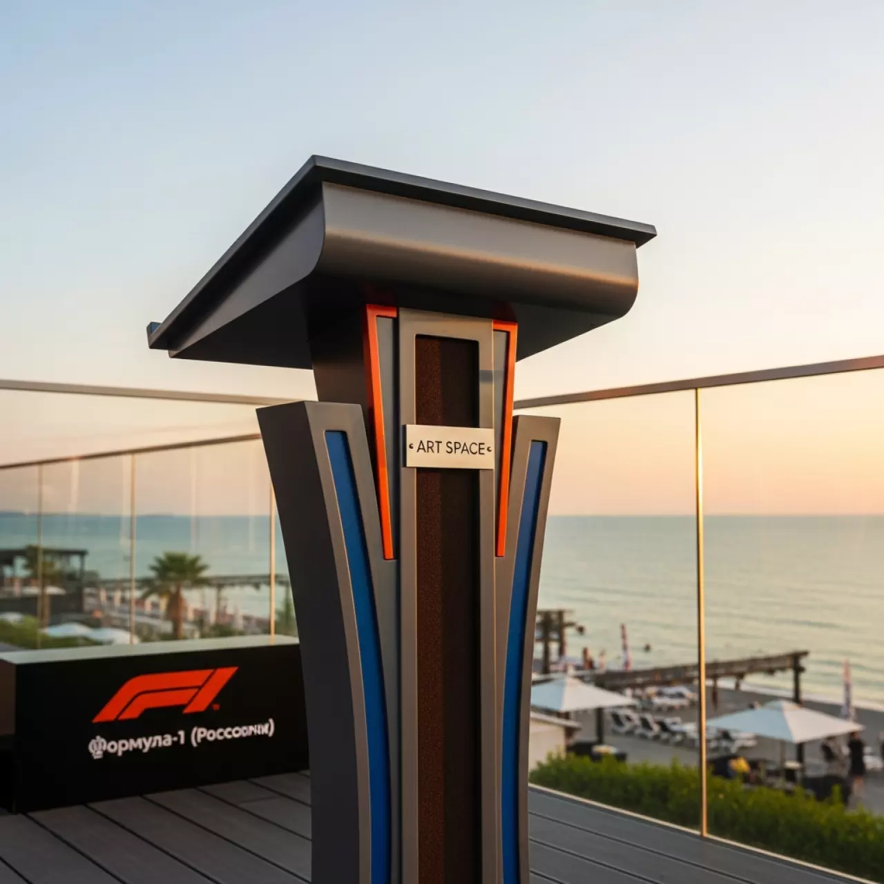 Аренда Трибуна для выступлений Leader на пляжных клубах Хосты — ART SPACE