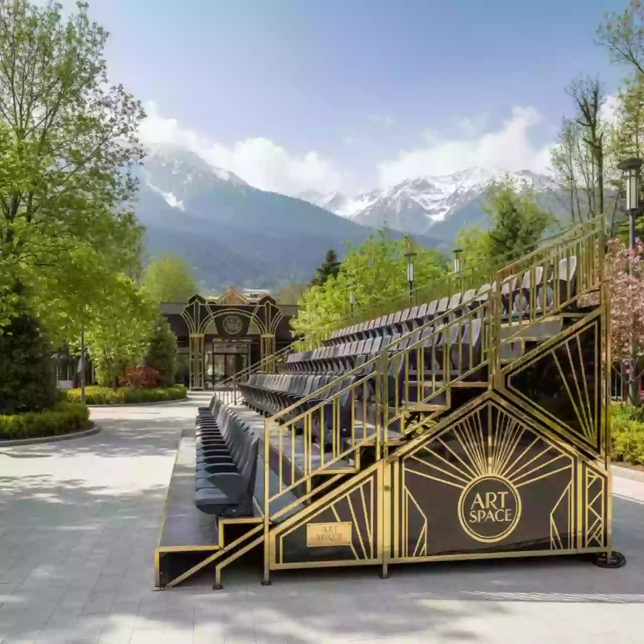 Аренда Трибуна для зрителей Europodium на 100 мест в Sport Inn Hotel & Wellness — ART SPACE