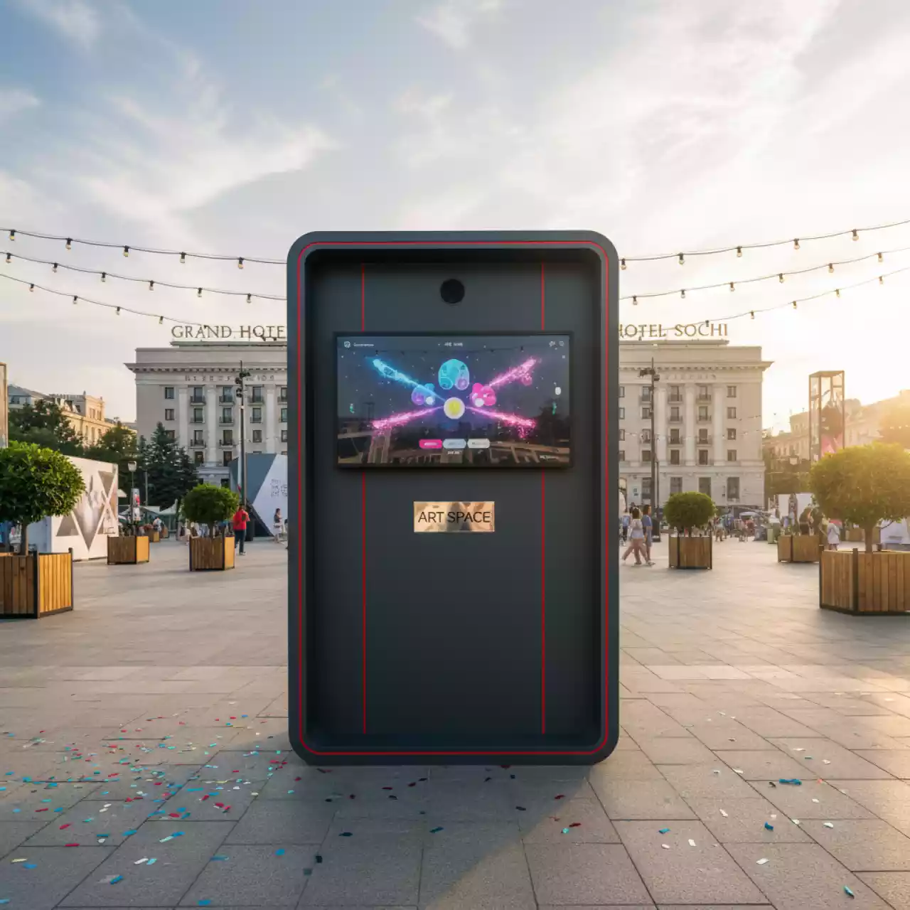 Аренда Трибуна интерактивная МДФ Victory Mini 21,5 дюйма в Гранд Отель Сочи — ART SPACE