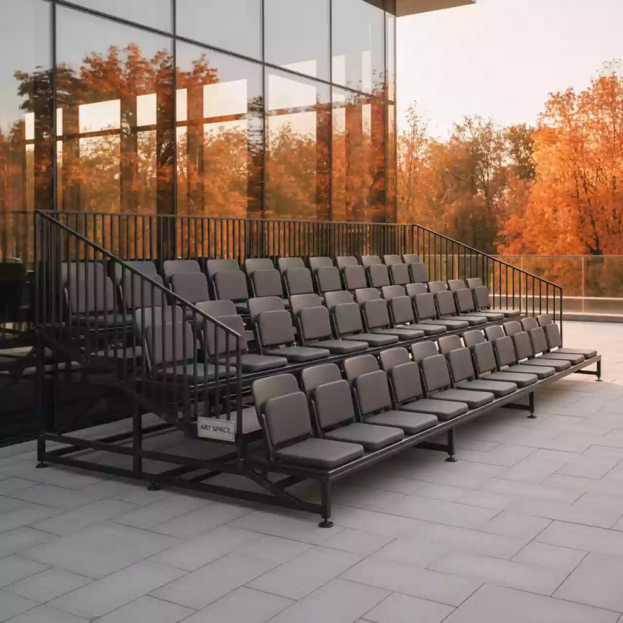 Аренда Трибуна на 50 мест в Bridge Resort — ART SPACE