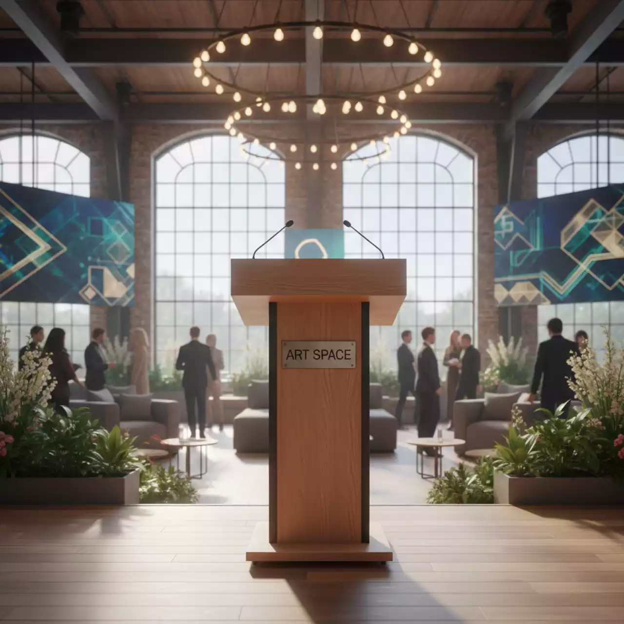 Аренда Трибуна под дерево для спикера в Университете «Сириус» — ART SPACE