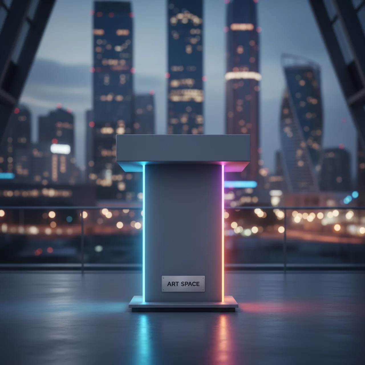 Аренда Трибуна с подсветкой в Ледовом дворце «Айсберг» — ART SPACE