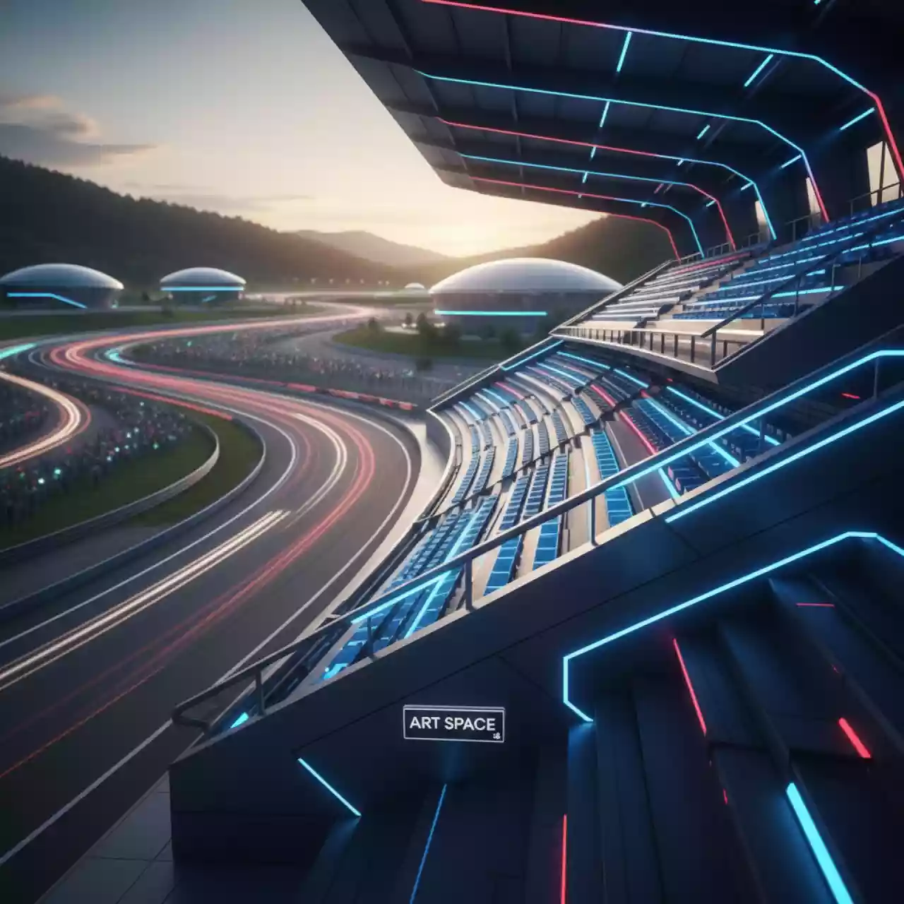 Аренда Трибуны для гонки чемпионов в санатории «Октябрьский» — ART SPACE