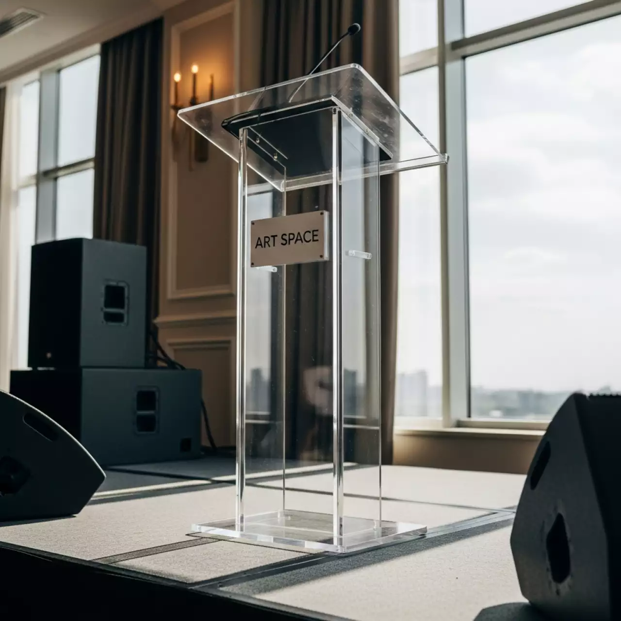 Аренда Трибуны для выступлений и звук в гранд-отеле «Жемчужина» — ART SPACE