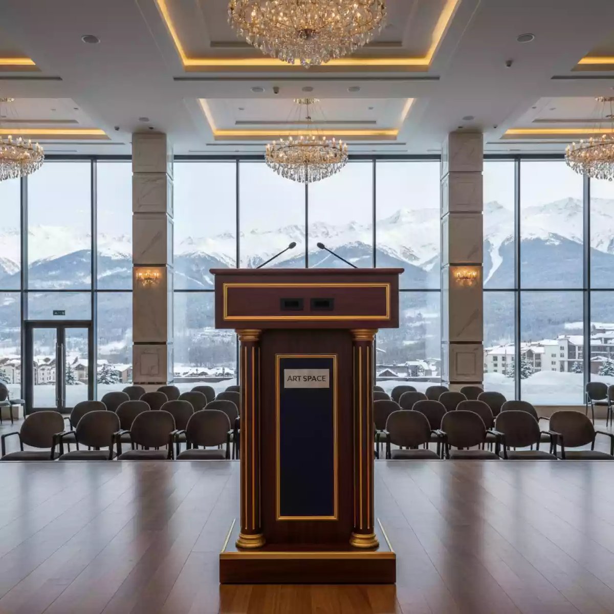 Аренда Трибуны докладчика в Rixos Krasnaya Polyana — ART SPACE