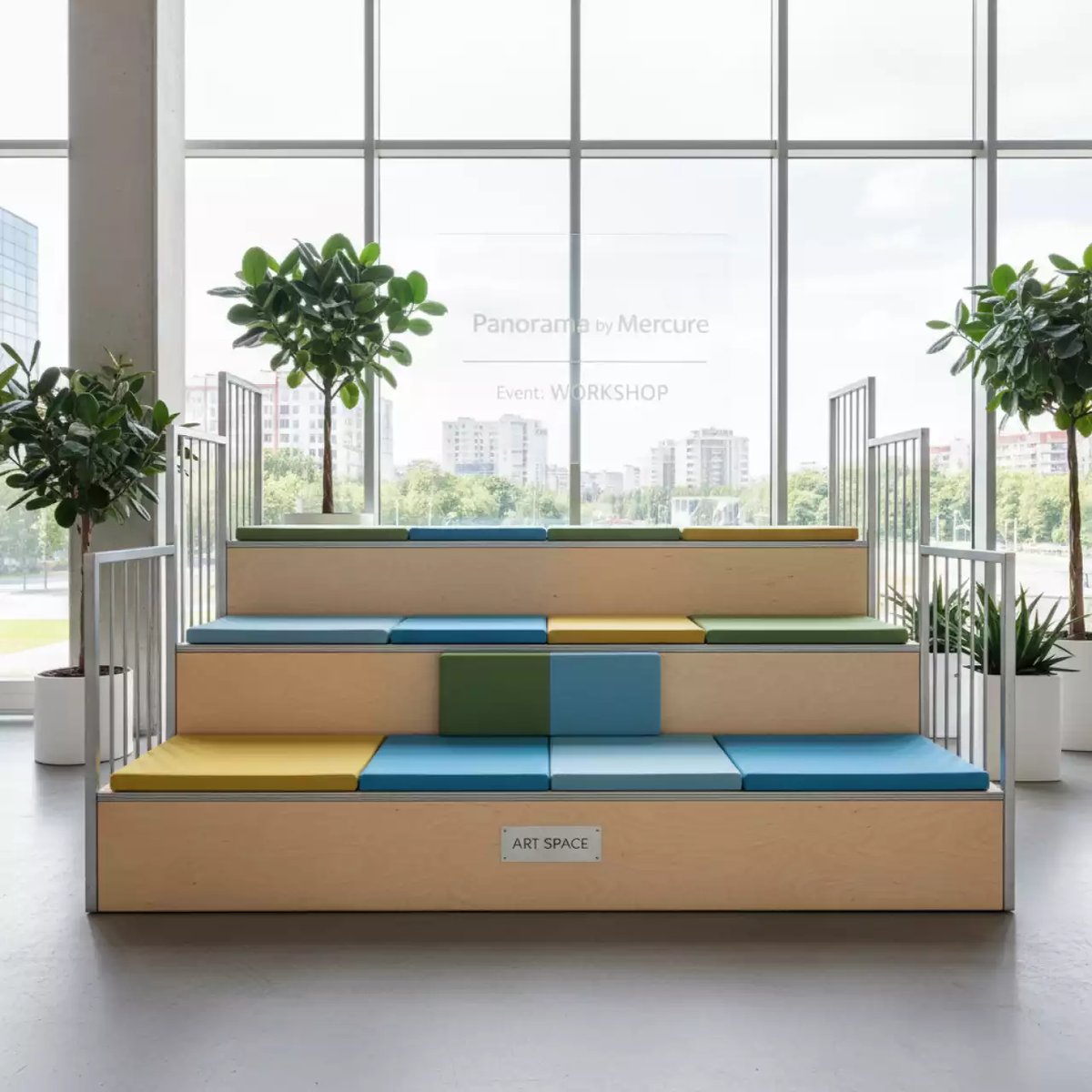 Аренда Трибуны мобильные в Panorama by Mercure — ART SPACE