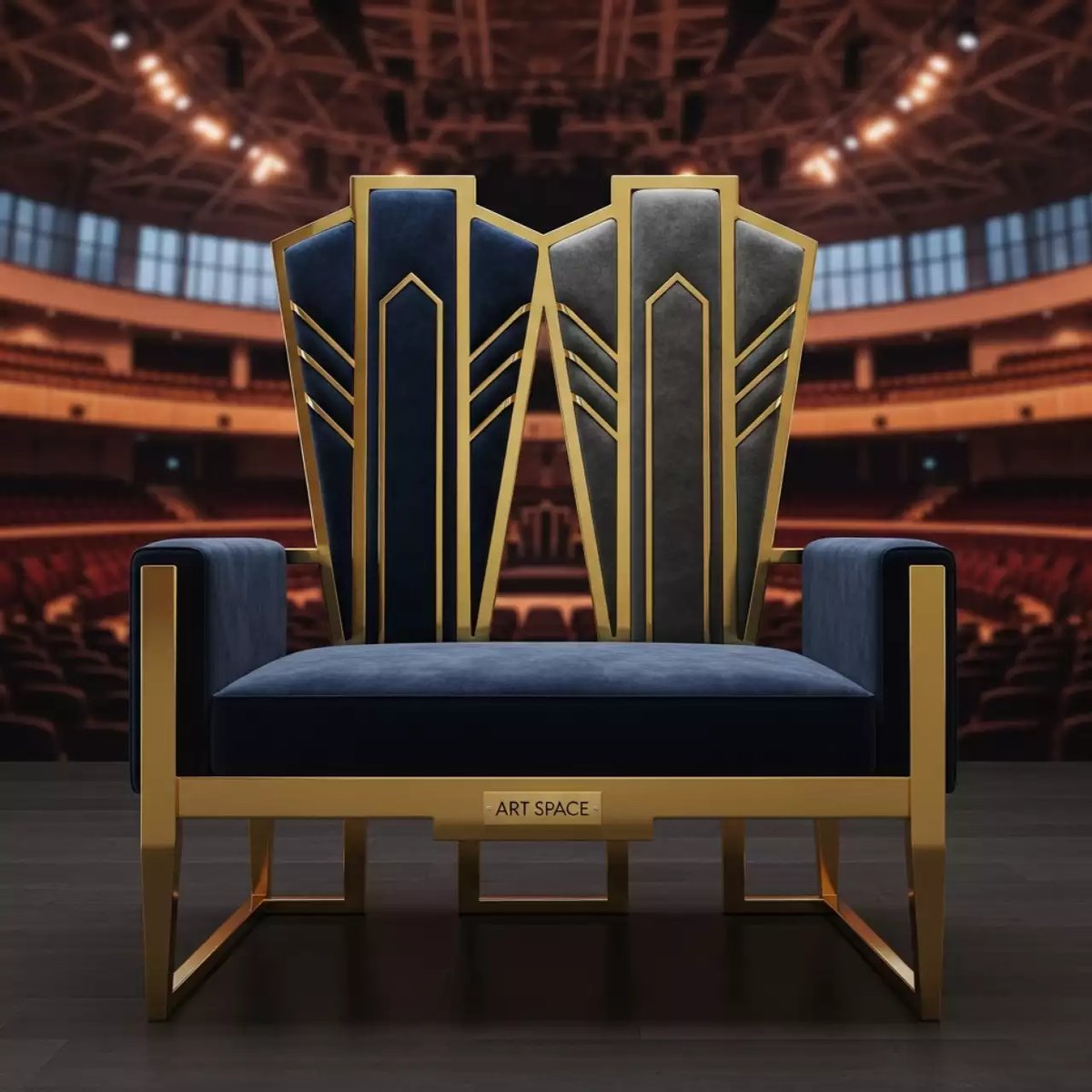 Аренда Трон Молодожёны в VK Stadium Sirius — ART SPACE