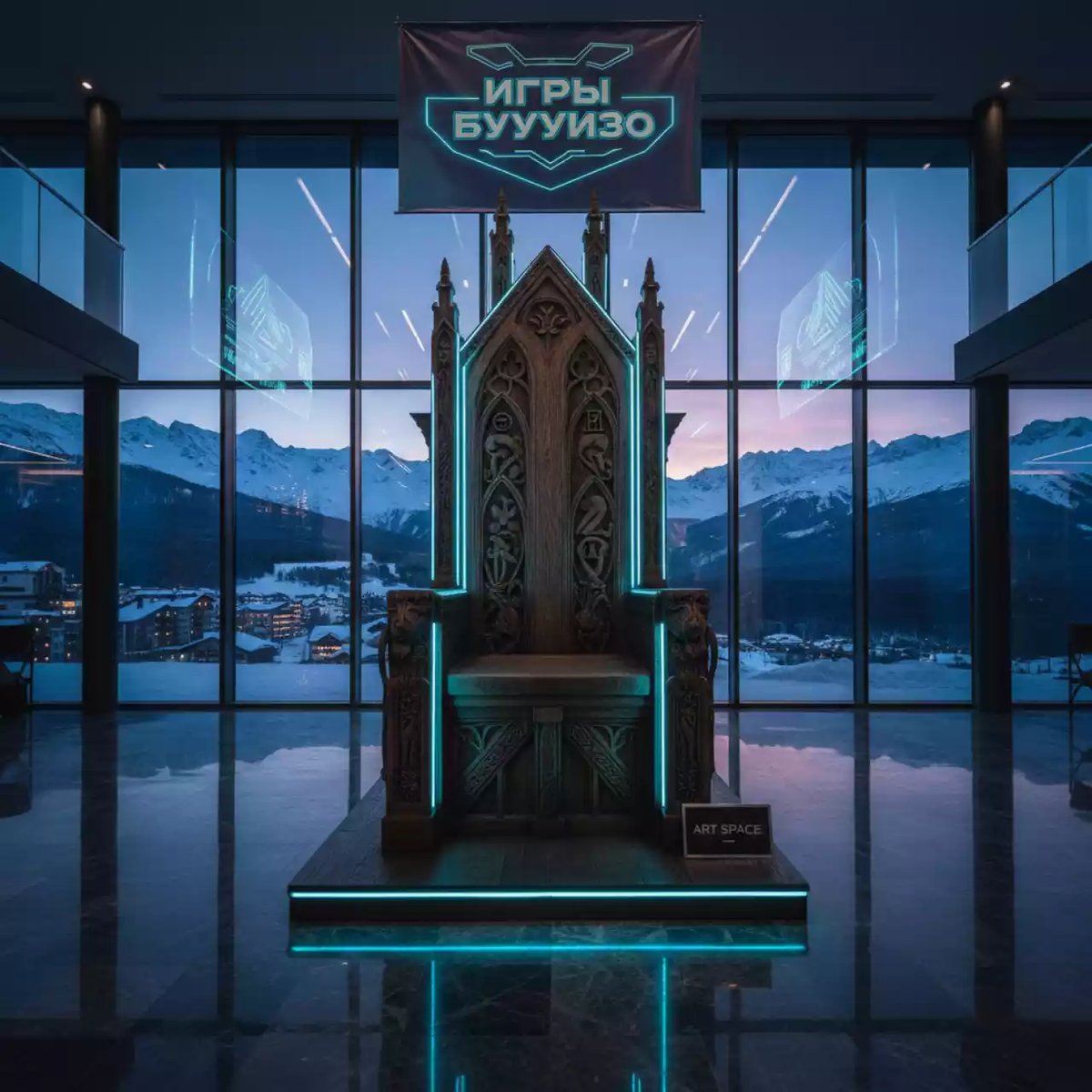 Аренда Трон Средневековье в Radisson Hotel Rosa Khutor — ART SPACE