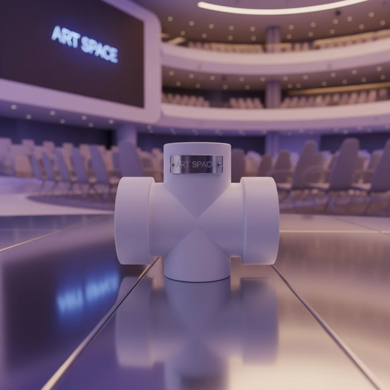 Аренда Тройник для труб ППР белый РВК D 25 мм в Radisson Blu Resort & Congress Centre — ART SPACE