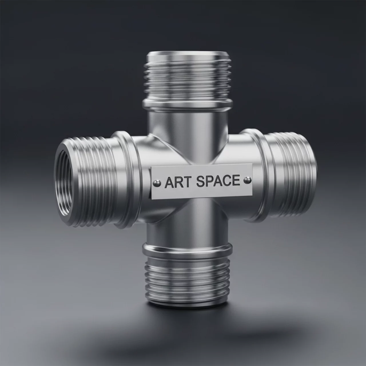 Аренда Тройник зажимной Stahlmann для гибкой нержавеющей трубы D 15x15x15 мм в банкетном зале «Дельфин» — ART SPACE