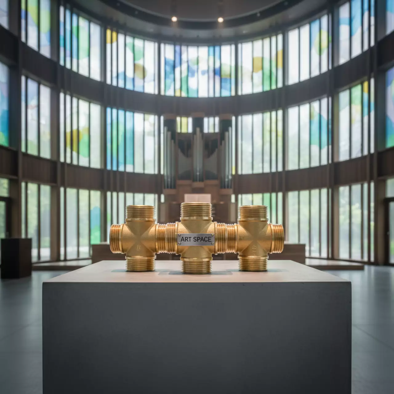 Аренда Тройники аксиальные для труб из сшитого полиэтилена в Зале органной и камерной музыки — ART SPACE