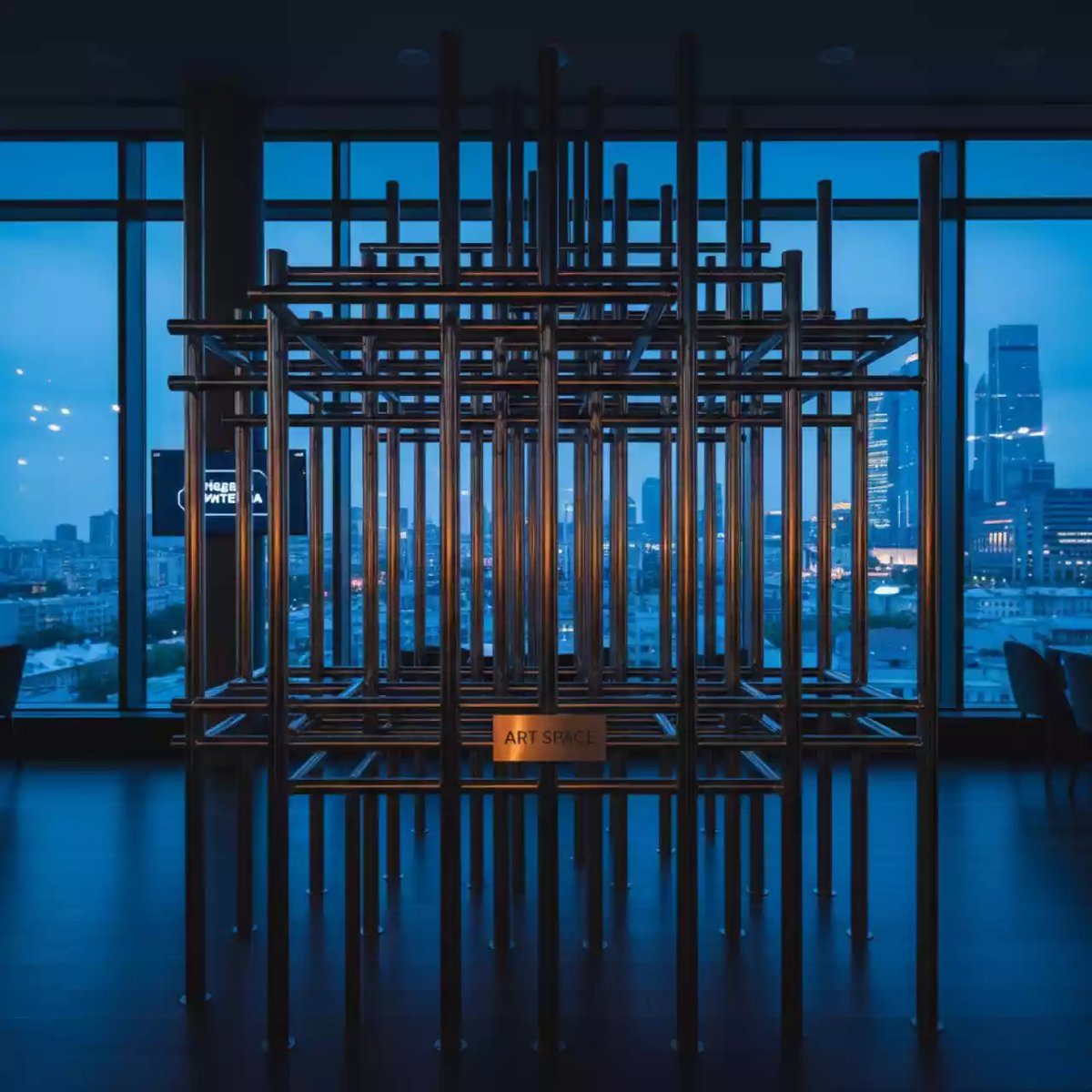 Аренда Трубы нержавеющие в ресторане «Паруса» — ART SPACE