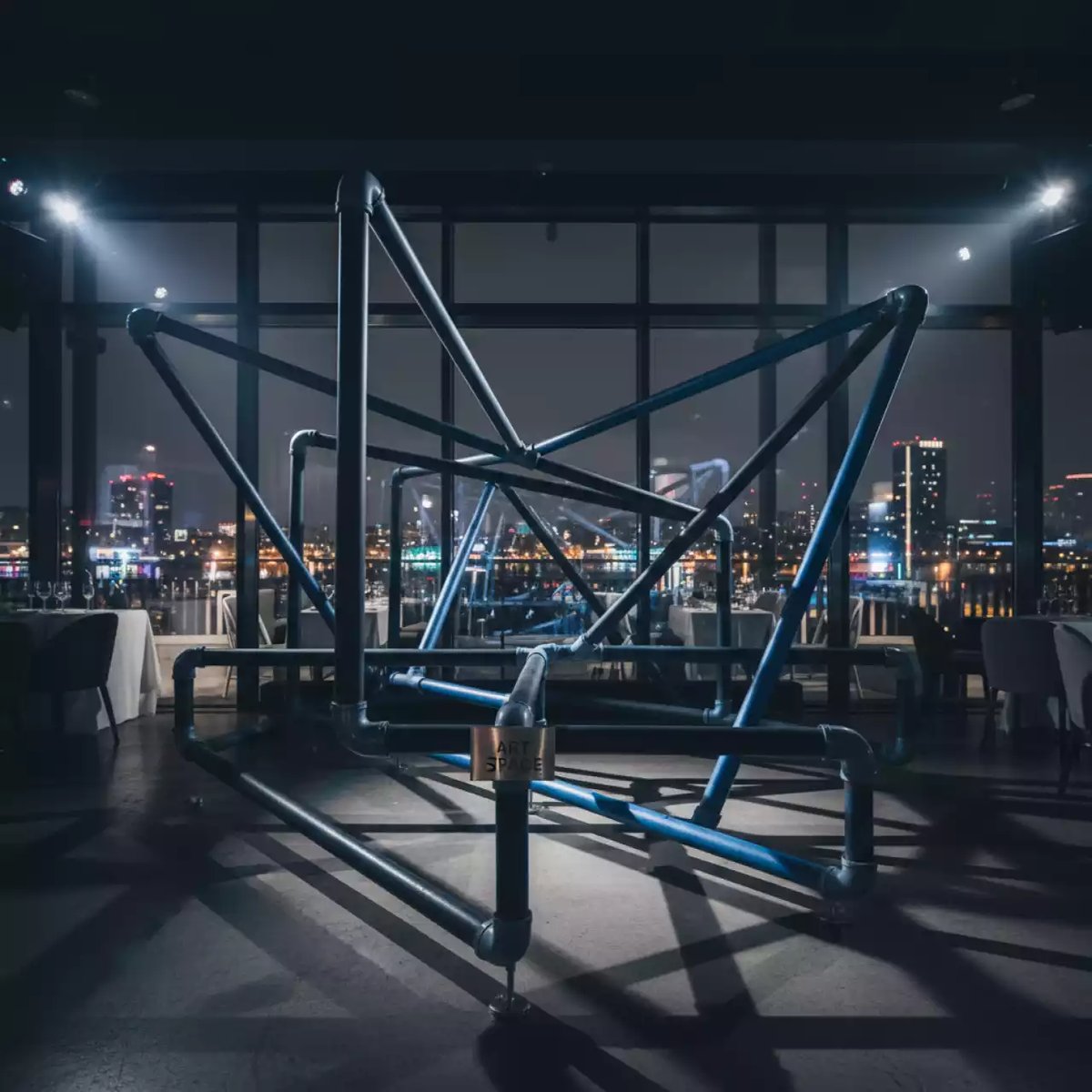 Аренда Трубы ПНД в ресторане «Паруса» — ART SPACE