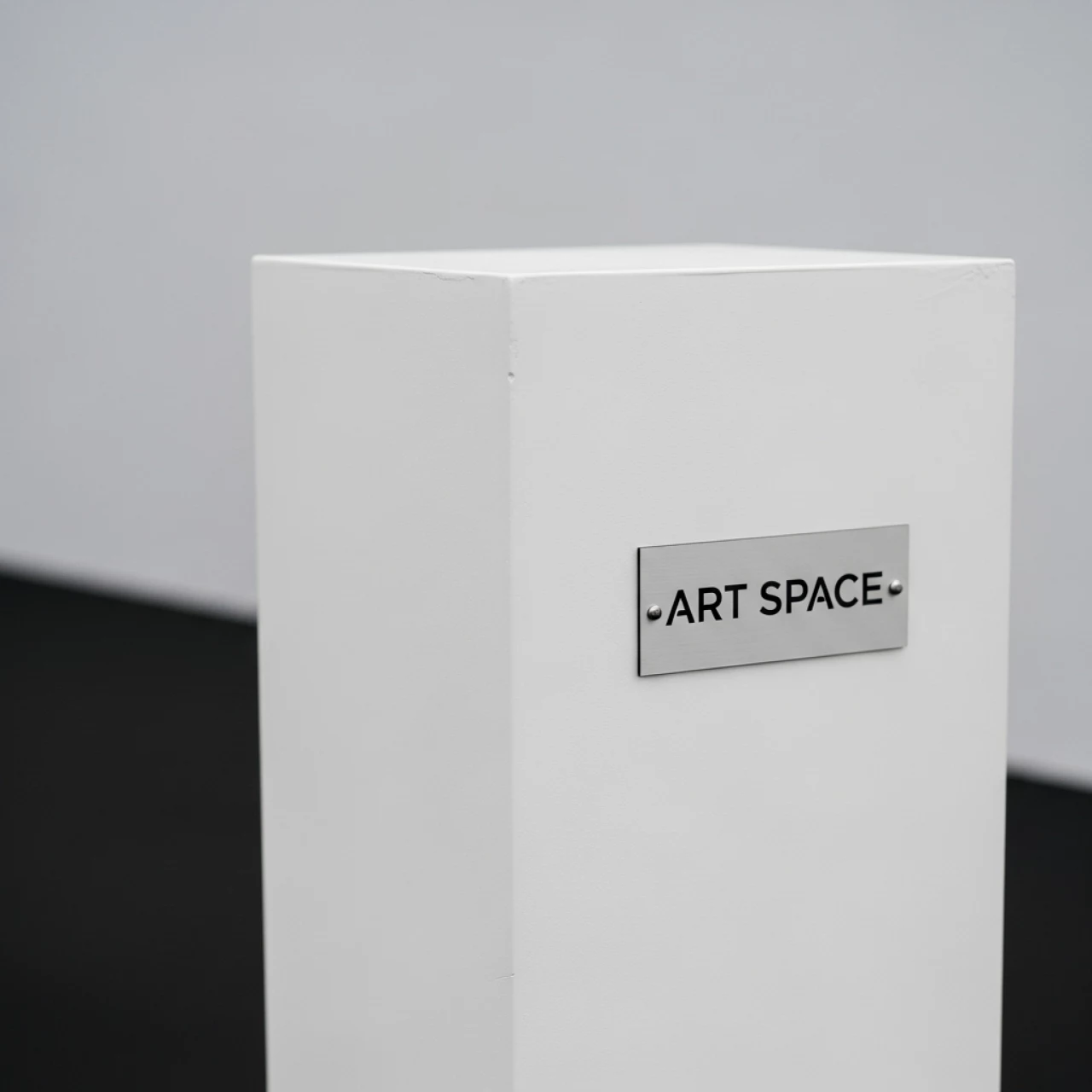 Аренда Тумба белая полистирол 100х50 см на курорте «Газпром» (Альпика) — ART SPACE