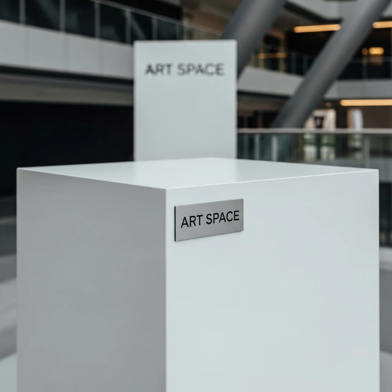 Аренда Тумба Cube White в ледовой арене «Шайба» — ART SPACE