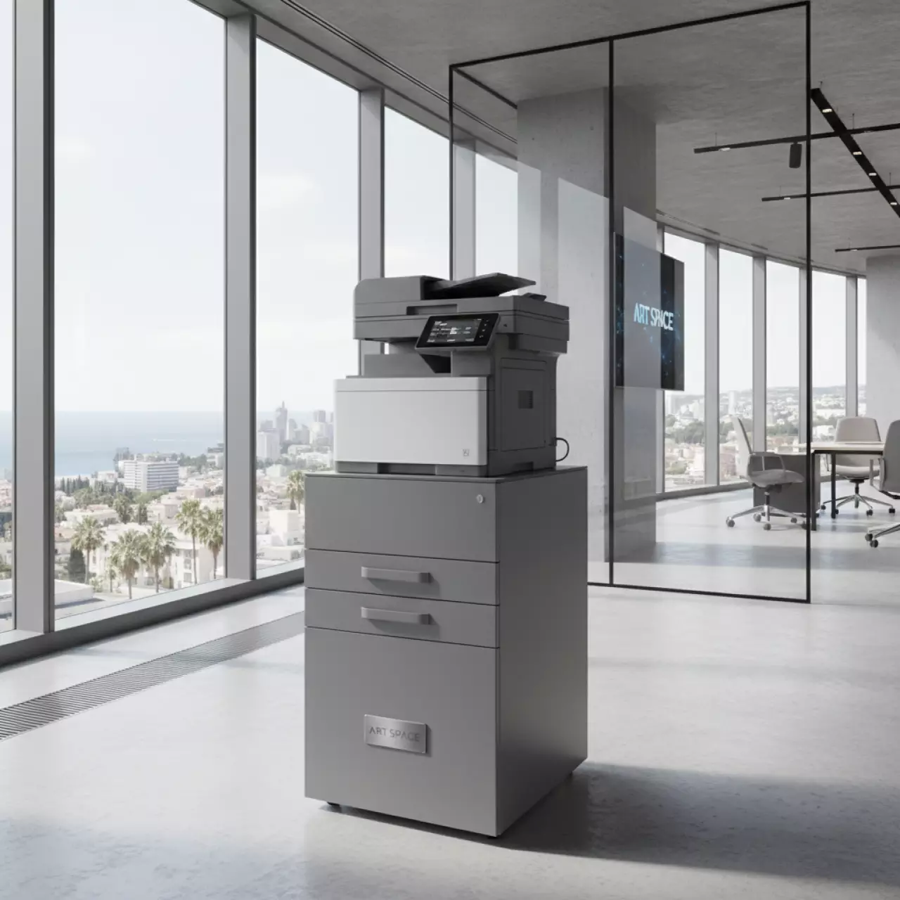 Аренда Тумба напольная Konica Minolta DK 518x для bizhub C257i в Imeretinskiy Hotel — ART SPACE