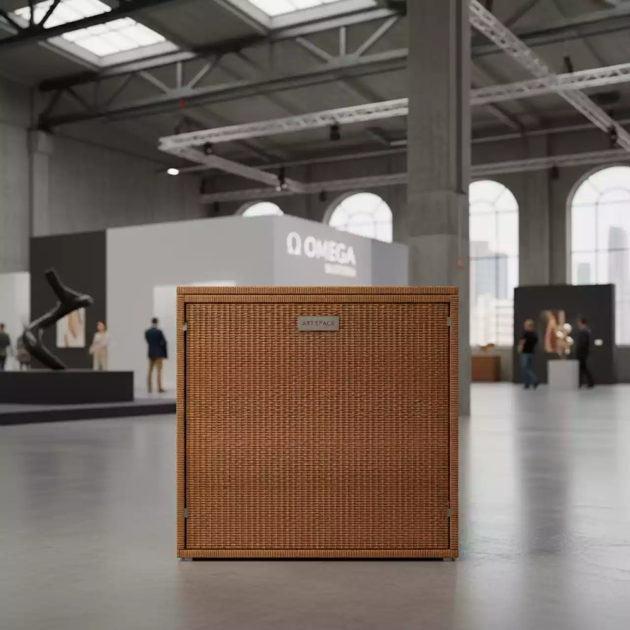 Аренда Тумба плетеная из искусственного ротанга Мальта цвет коричневый в Omega Sirius — ART SPACE