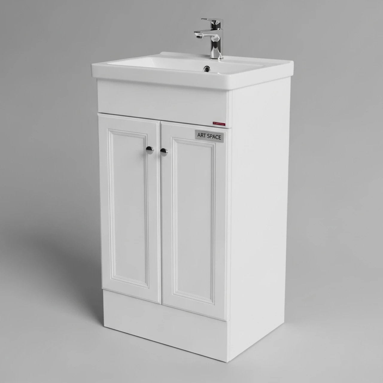 Аренда Тумба с раковиной Runo Лада 40 см напольная белая в отеле «Богатырь» — ART SPACE