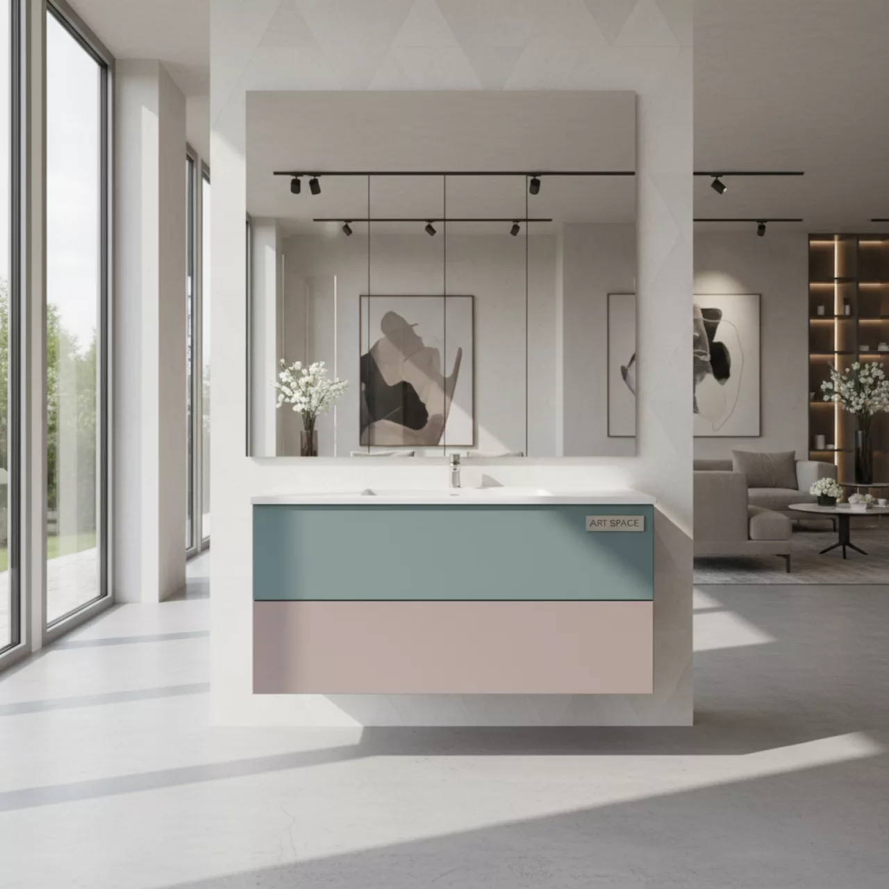 Аренда Тумба с раковиной Runo Парма 60 см подвесная в отеле «Богатырь» — ART SPACE