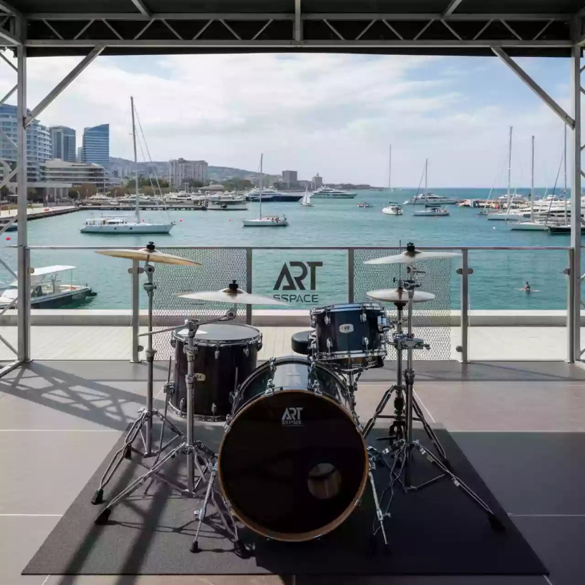 Аренда Ударная установка Yamaha Stage Custom на парусной регате (Сочи) — ART SPACE