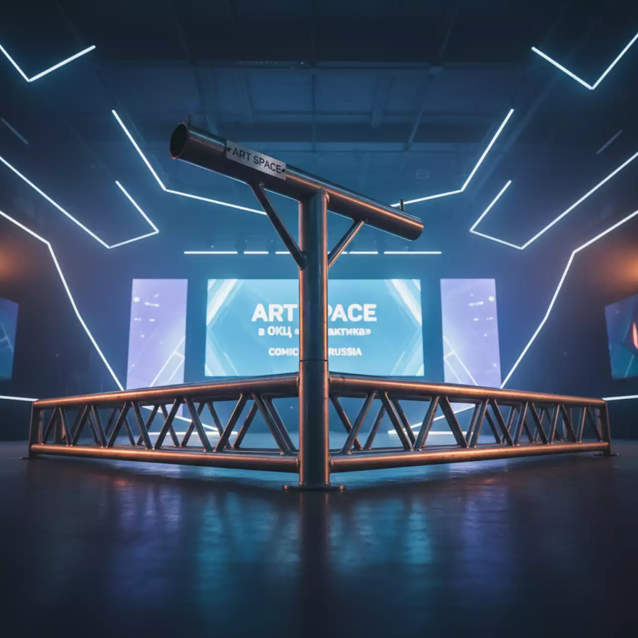 Аренда Угол T-образный 4-сторонний фермы H 40V Layher в ОКЦ «Галактика» — ART SPACE